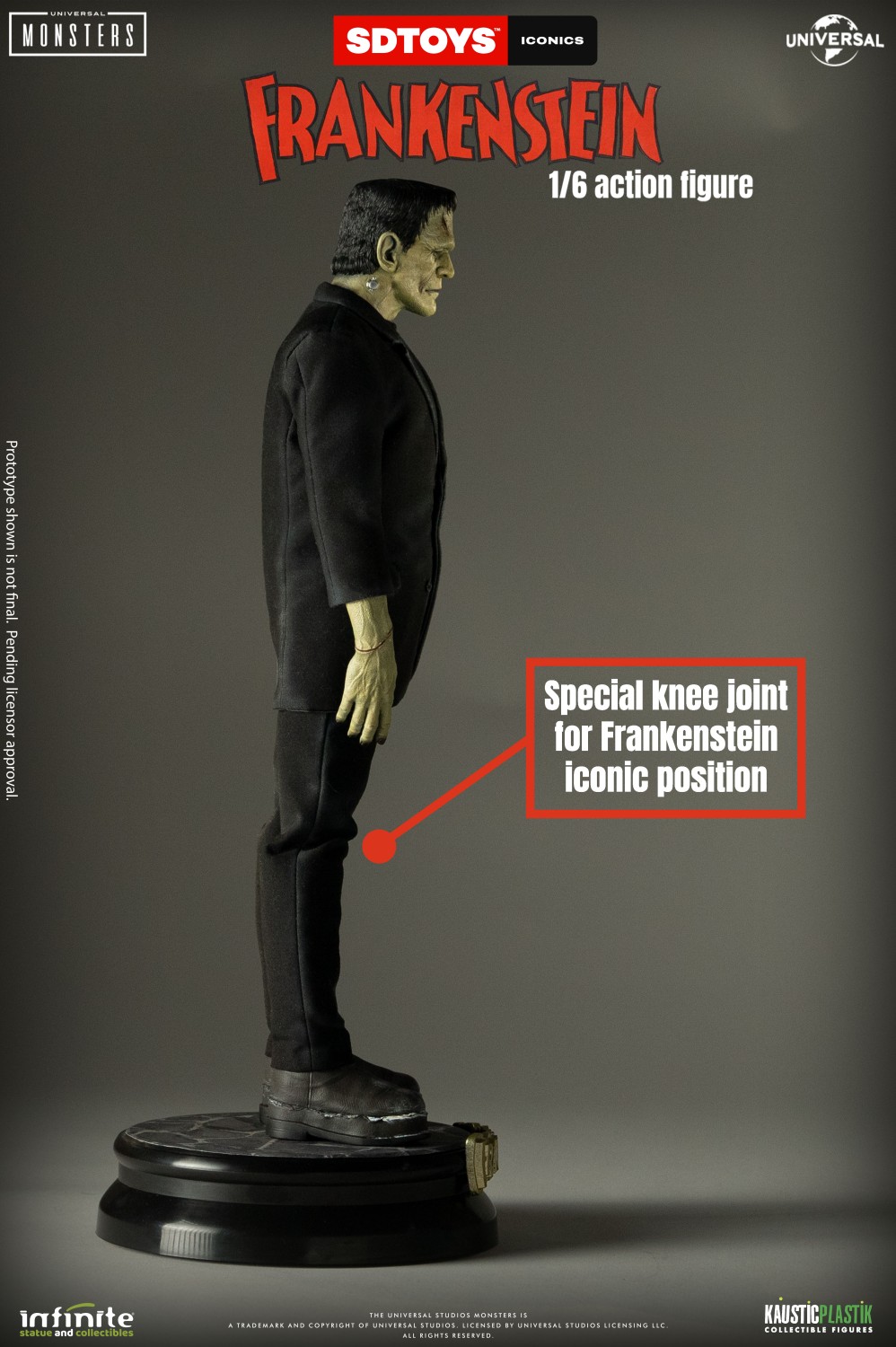 INFINITE STATUES - Frankenstein's Monster 1/6 Scale Action Figure - Standard Edition