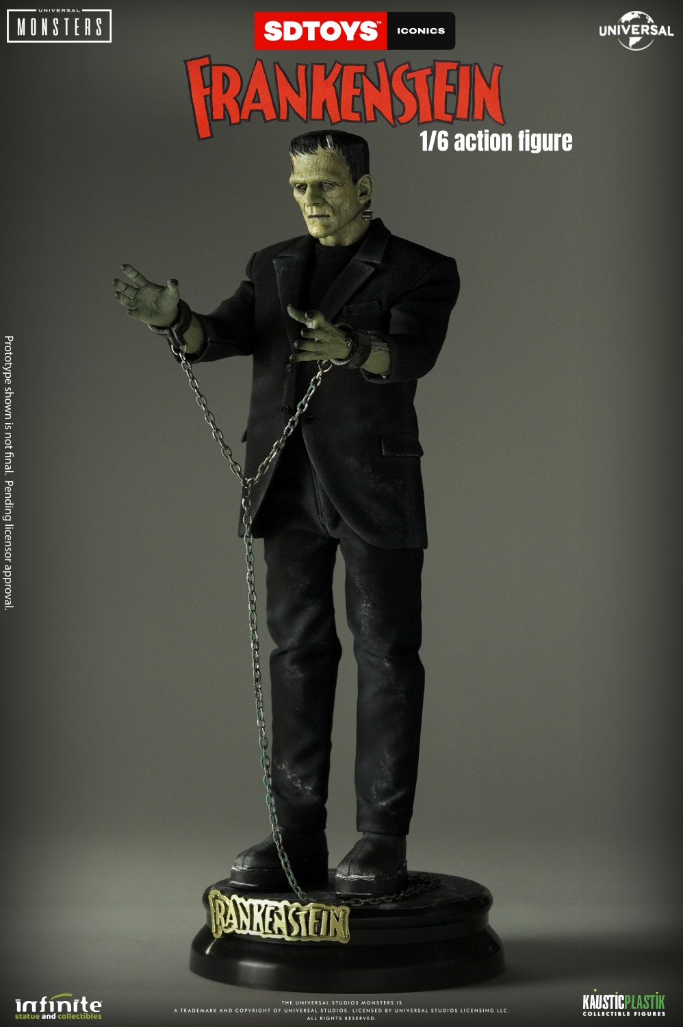 INFINITE STATUES - Frankenstein's Monster 1/6 Scale Action Figure - Standard Edition