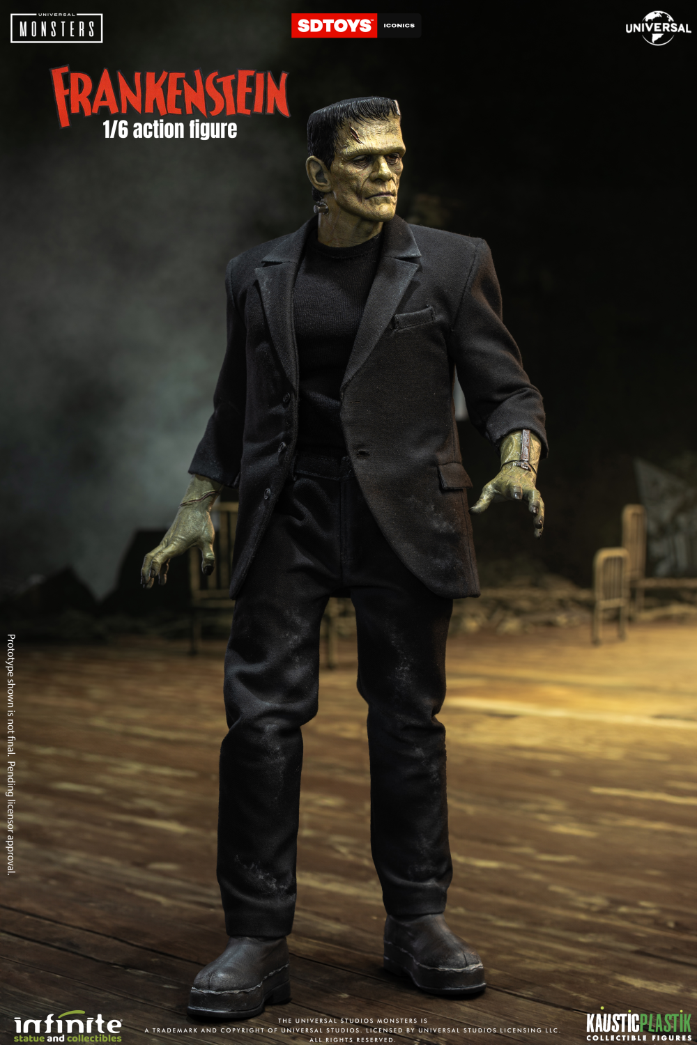 INFINITE STATUES - Frankenstein's Monster 1/6 Scale Action Figure - Standard Edition