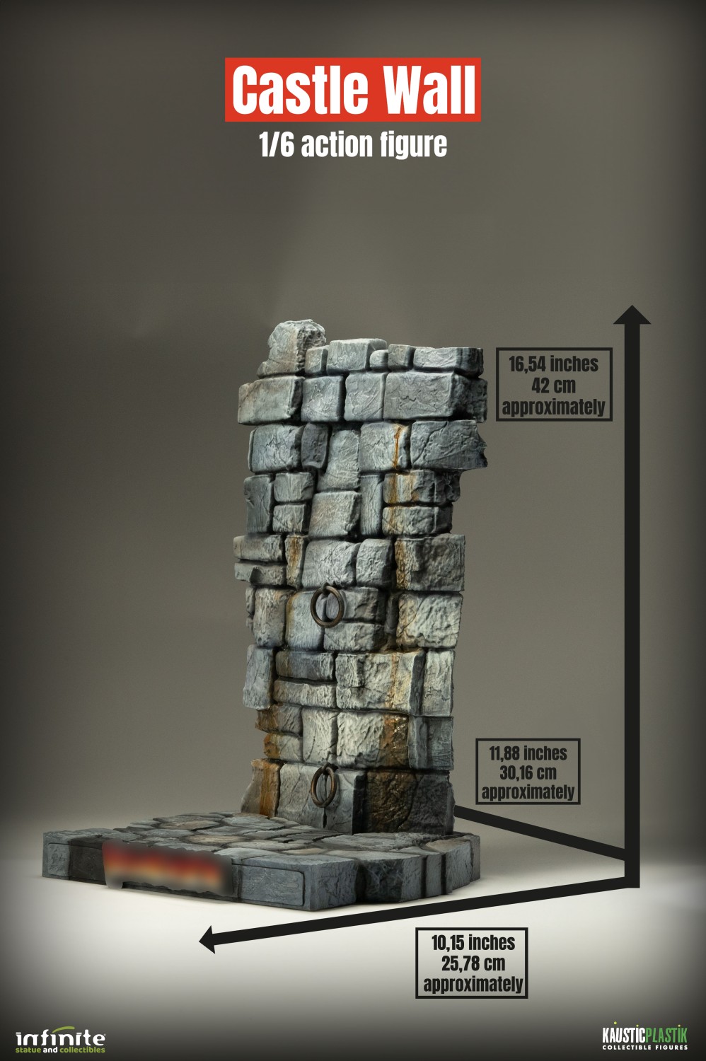 INFINITE STATUES - The Castle Wall Frankenstein 1/6 Scale Diorama