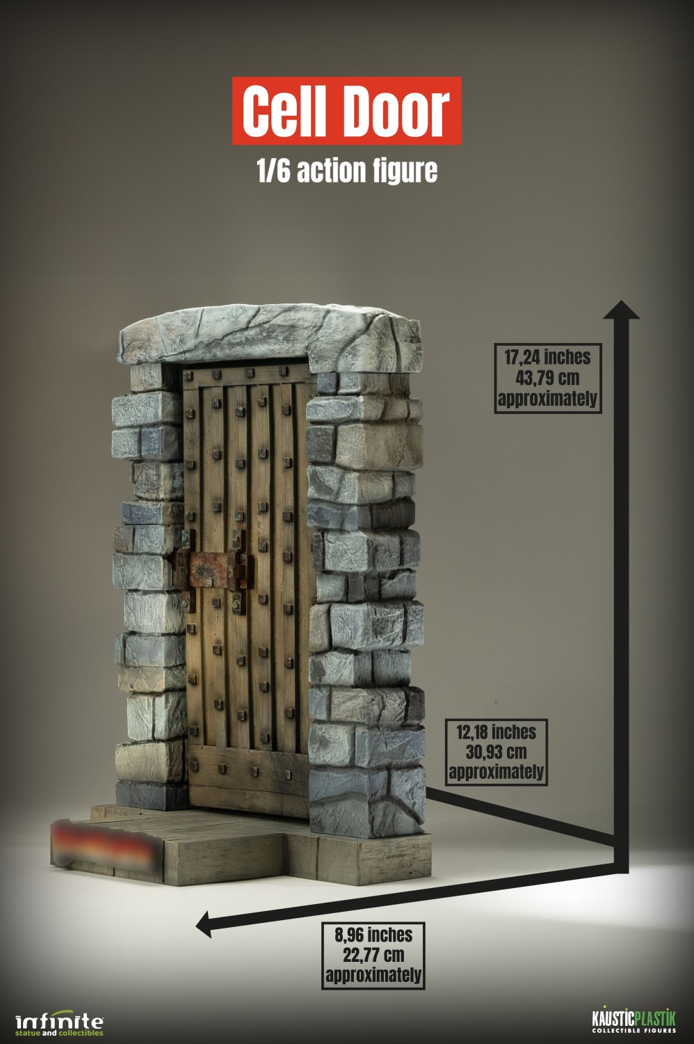 INFINITE STATUES - The Castle Door Frankenstein 1/6 Scale Diorama