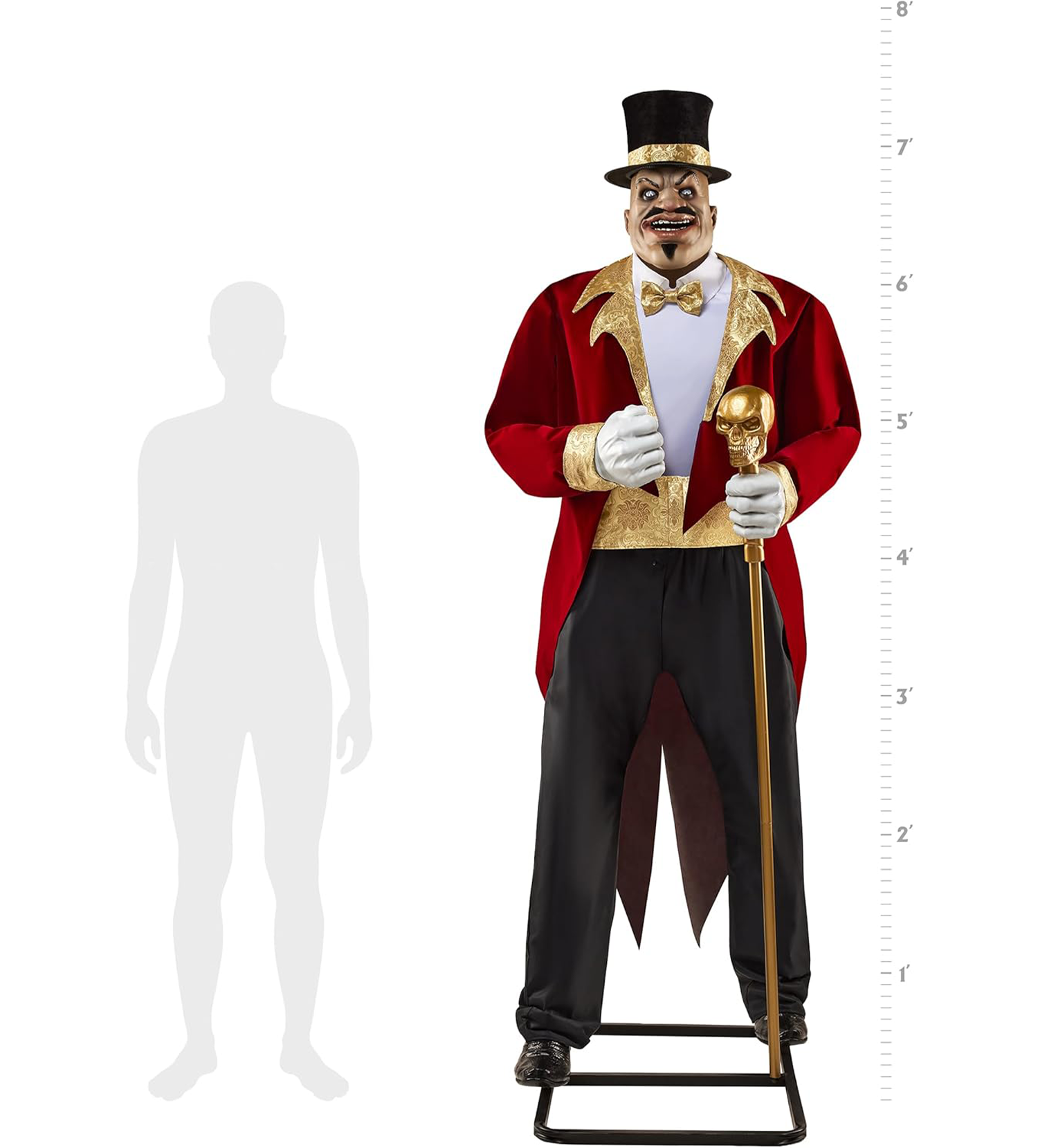 7ft Animated Ringmaster Prop (Spirit Halloween)