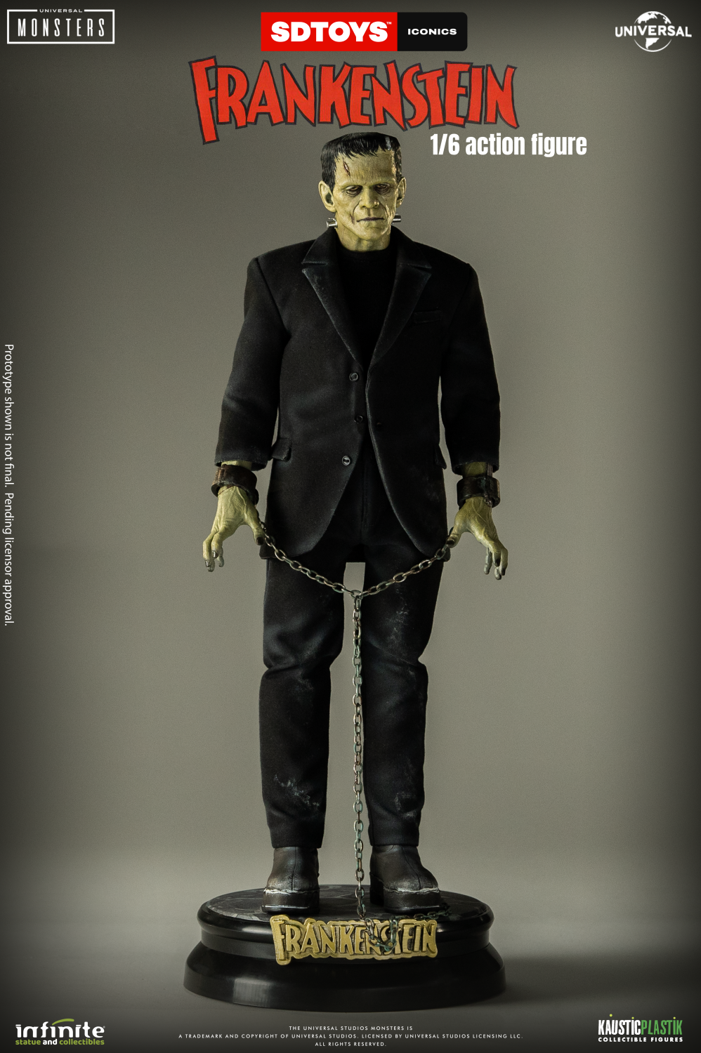 INFINITE STATUES - Frankenstein's Monster 1/6 Scale Action Figure - Standard Edition