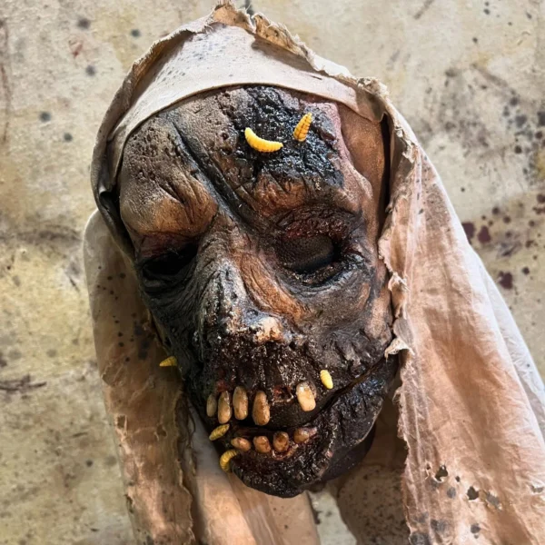 Kürbis Zellstoff Rosenkranz Nonne Maske