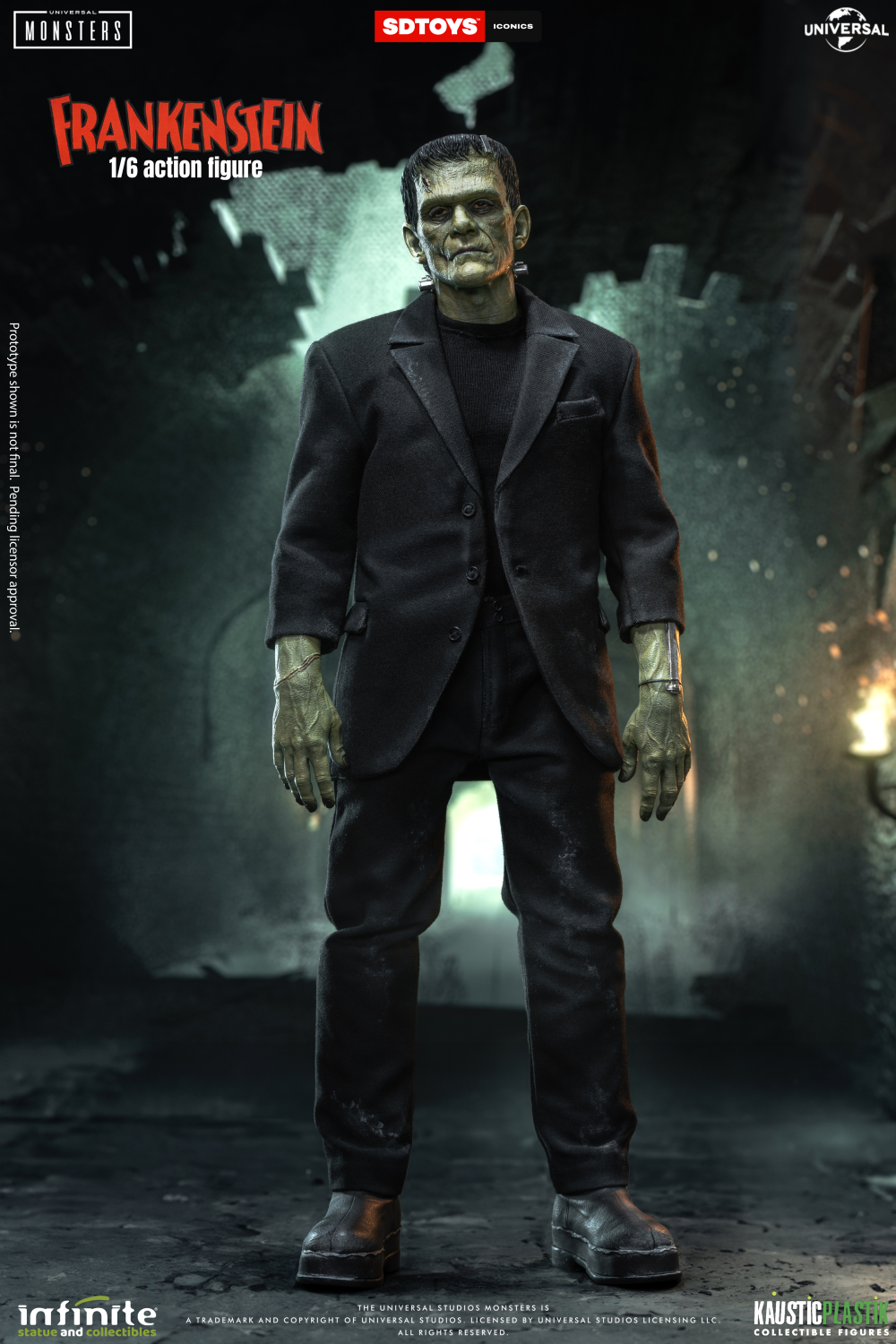 INFINITE STATUES - Frankenstein's Monster 1/6 Scale Action Figure - Standard Edition