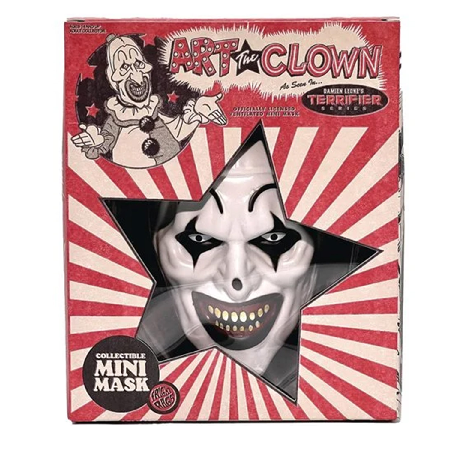 Fright Rags - Terrifier Art the Clown Mini Mask