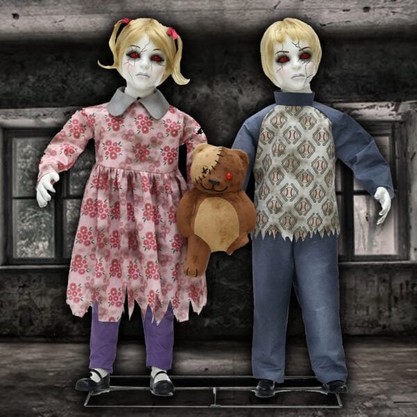 Apocalypse Twins Animated Halloween Prop