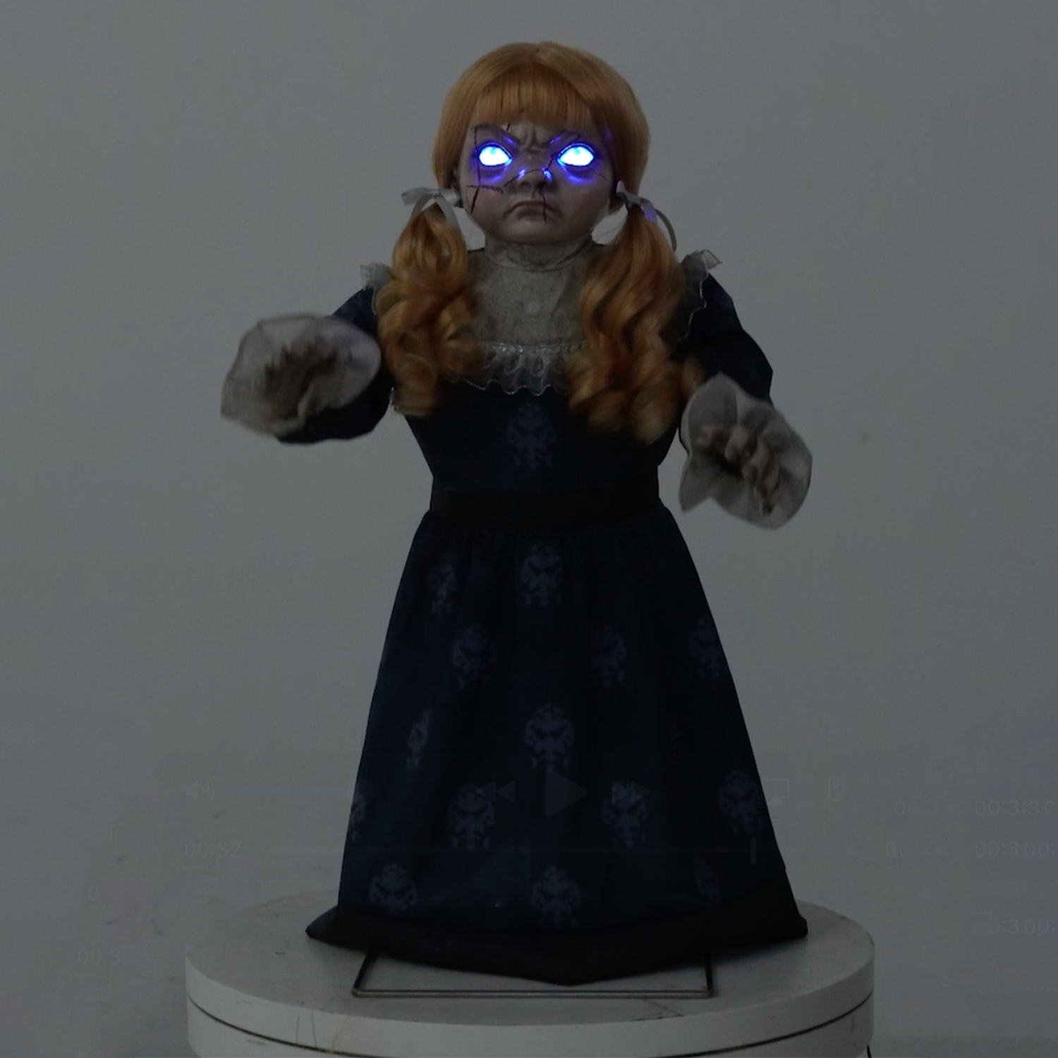 Ominous Sally Halloween Animatronic