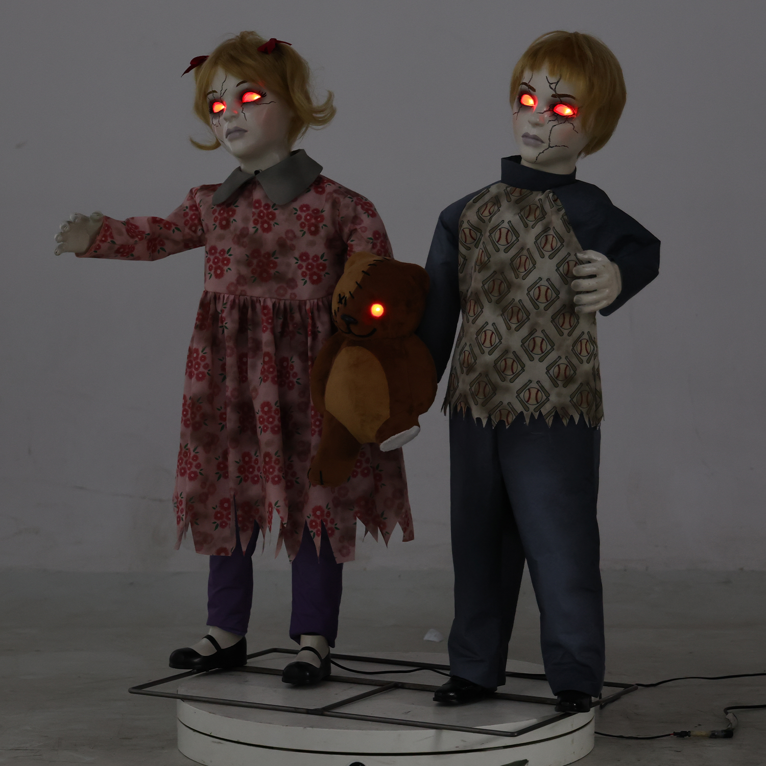 Apocalypse Twins Animated Halloween Prop