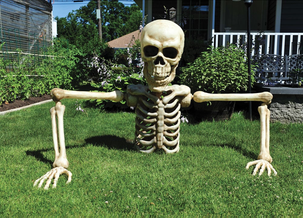 1.2M Tall Giant Posable Skeleton Grave Breaker