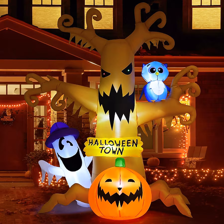 8ft Giant Inflatable Halloween Tree Prop