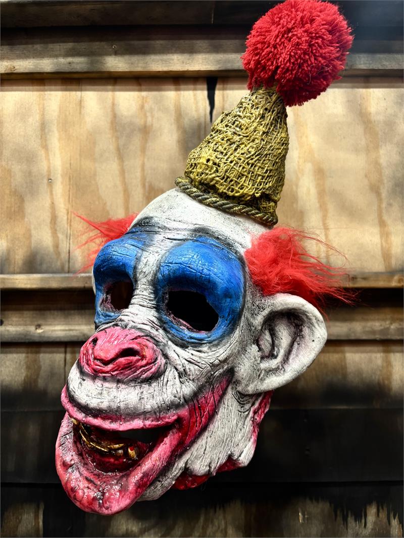 Pongo the Clown Monkey Mask