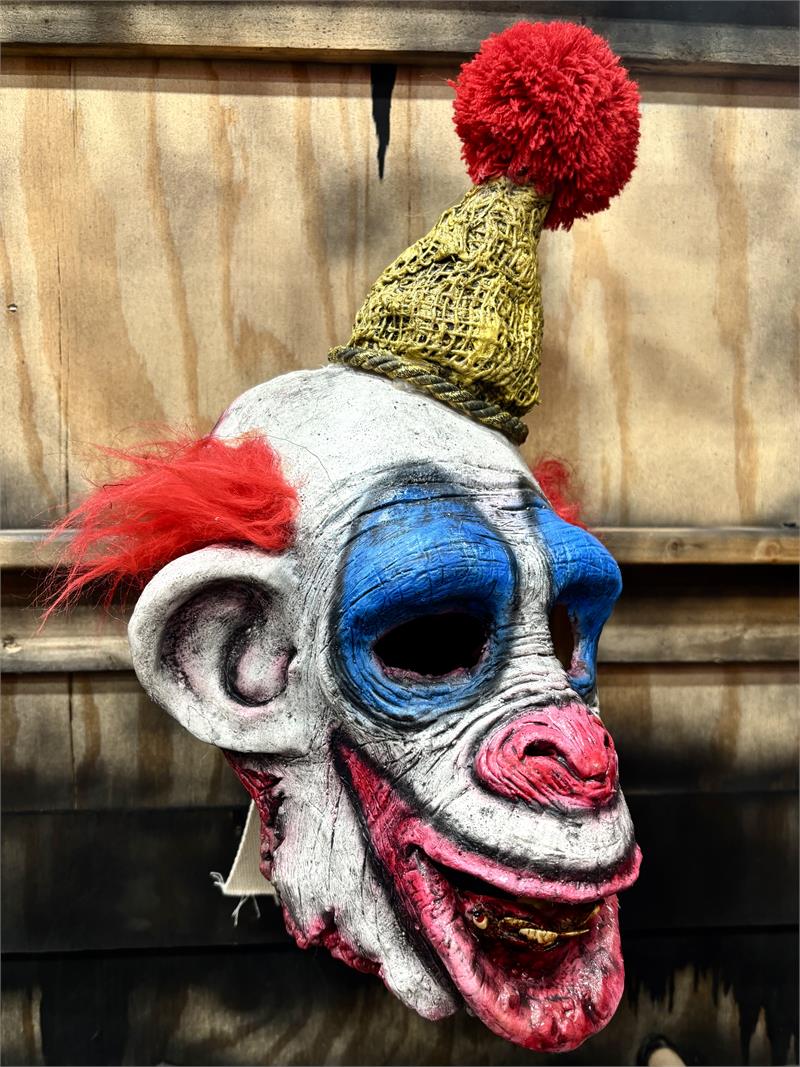 Pongo the Clown Monkey Mask