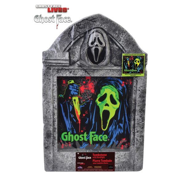 GhostFace Black Light Tombstone