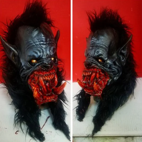 Dämonenhund Halloween Maske