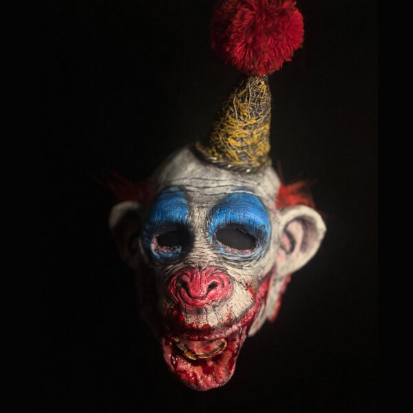 Pongo the Clown Monkey Mask