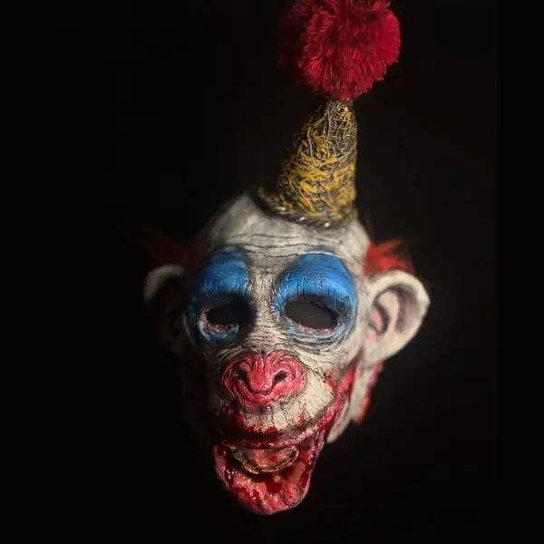 Pongo der Clown Affe Maske