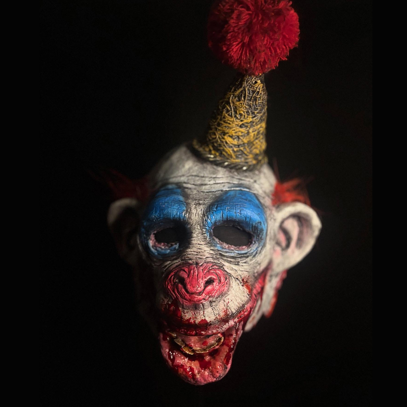 Pongo the Clown Monkey Mask