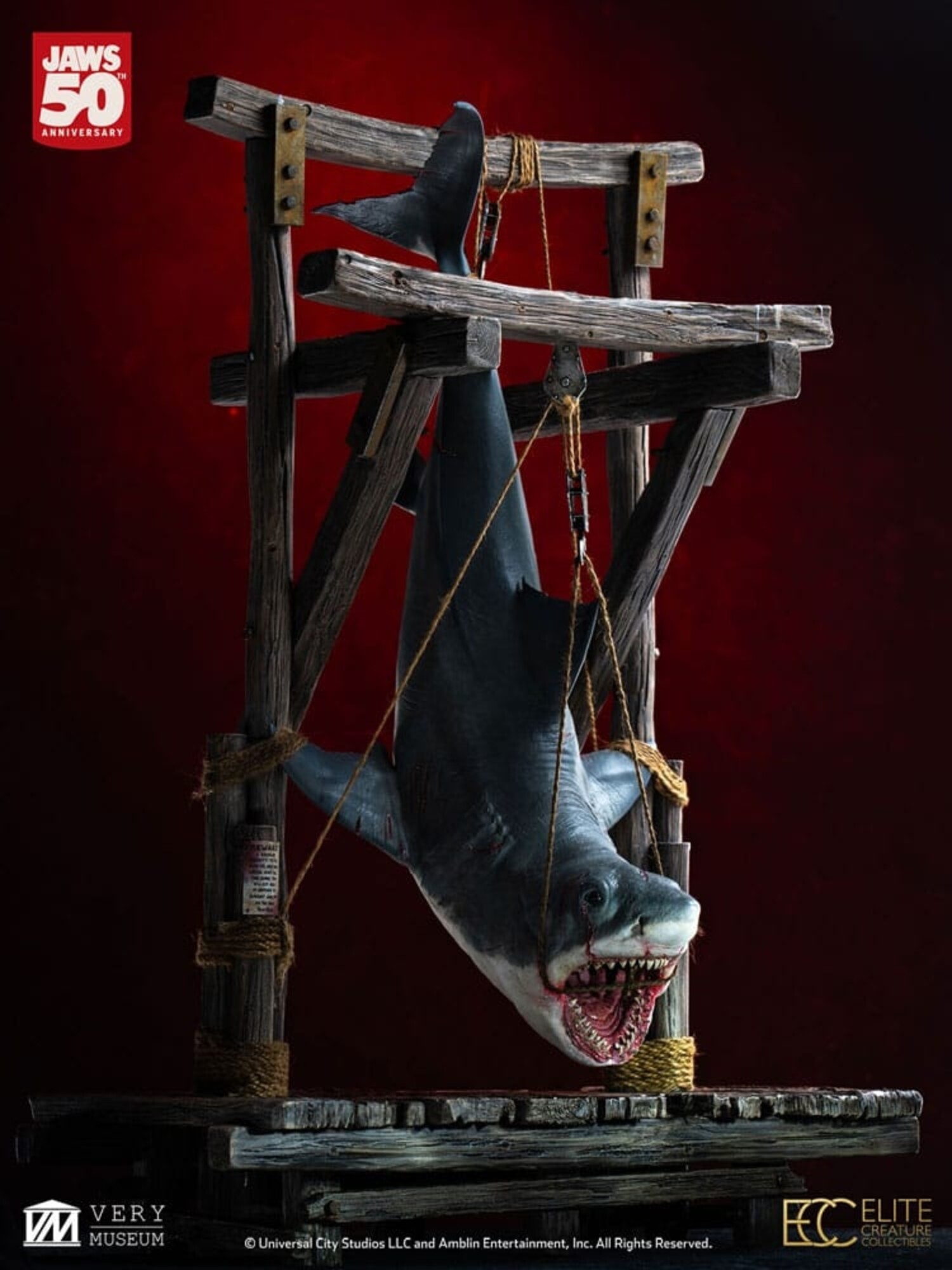 Elite Creature Collectibles - Jaws 1/12 Scale Maquette Statue