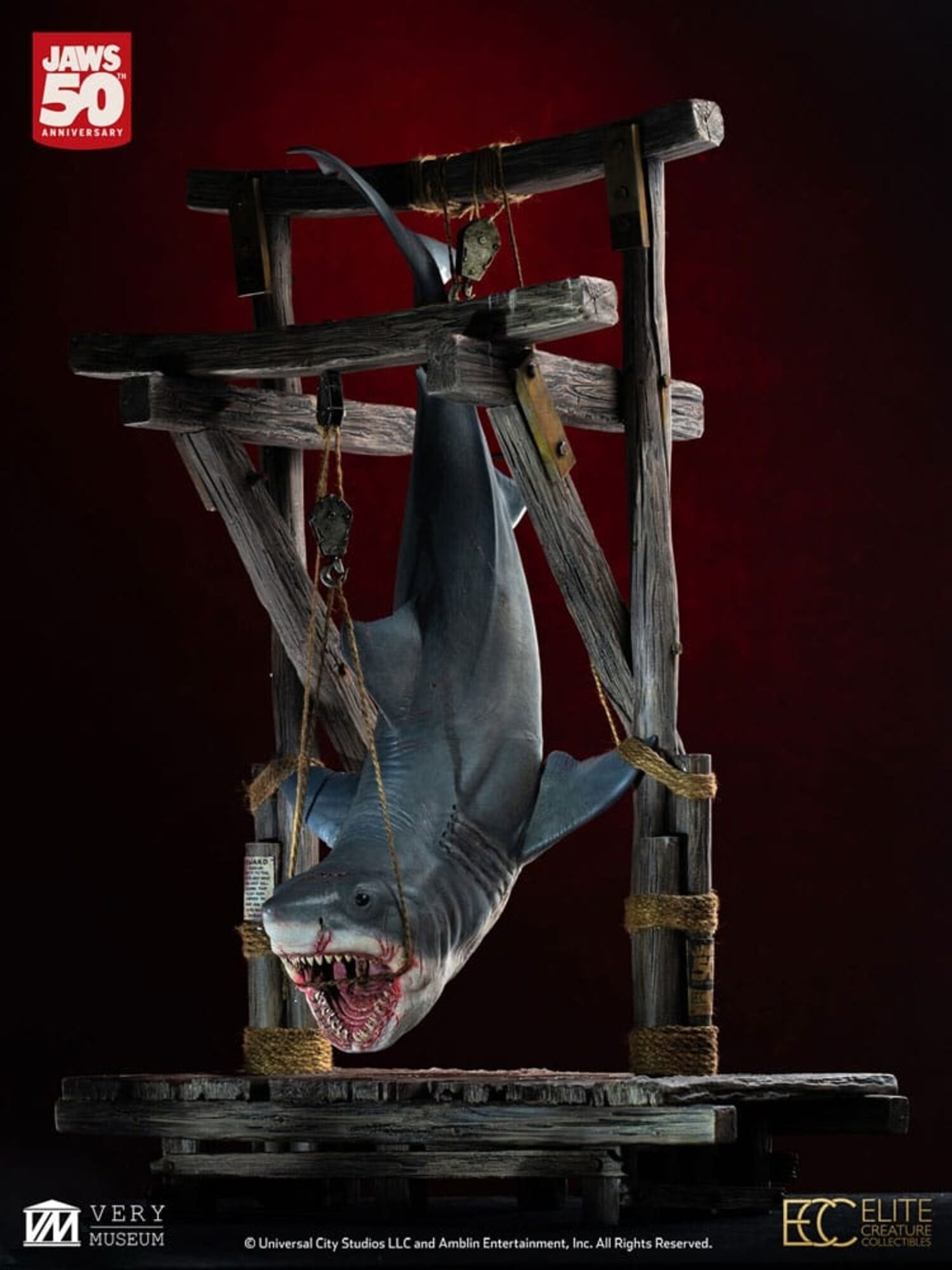 Elite Creature Collectibles - Jaws 1/12 Scale Maquette Statue