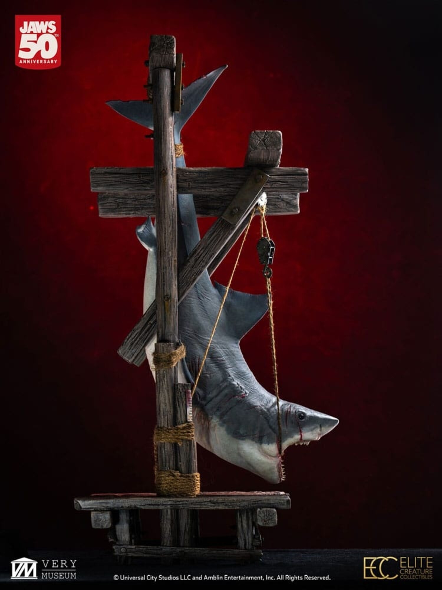 Elite Creature Collectibles - Jaws 1/12 Scale Maquette Statue