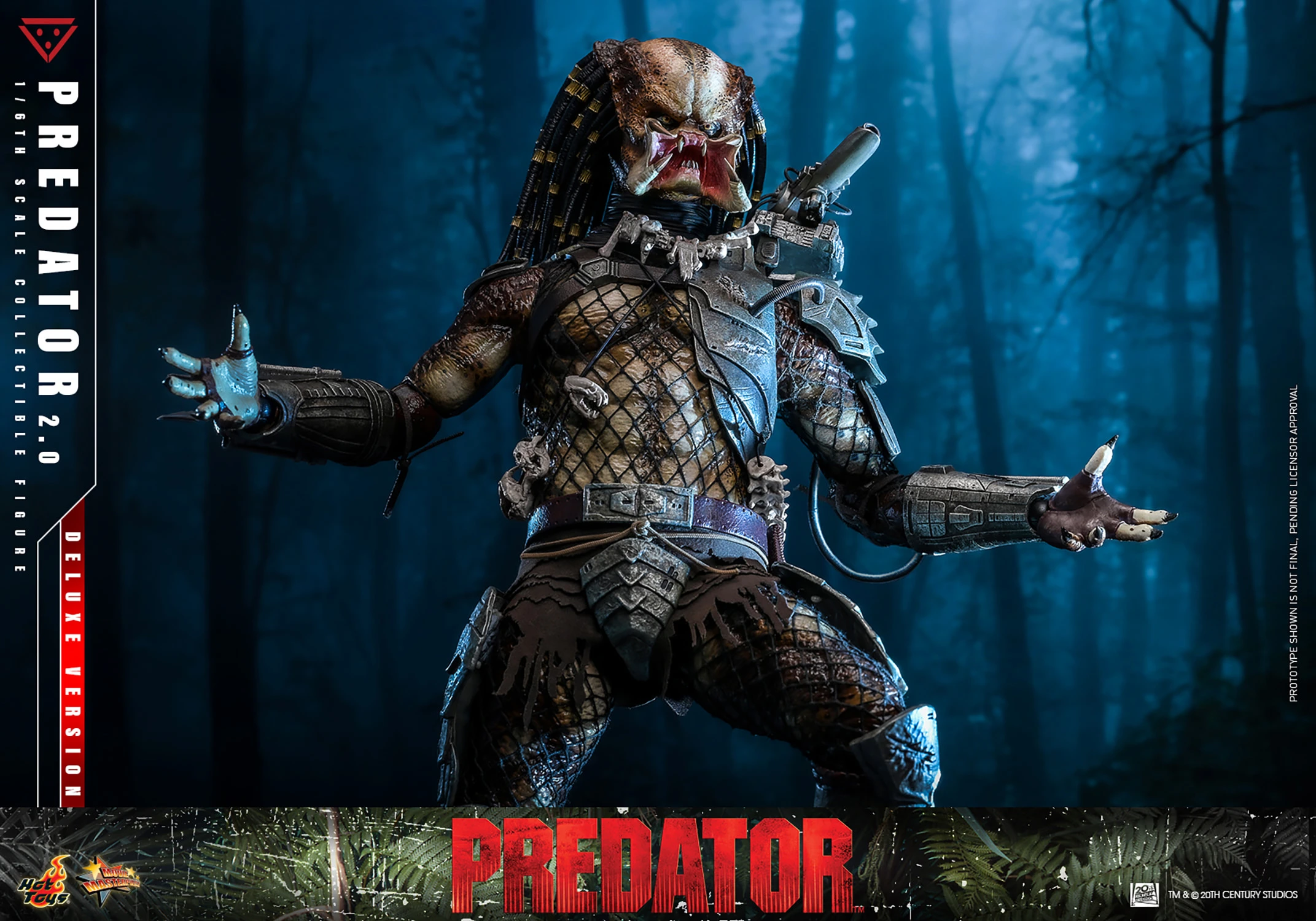 Hot Toys Predator - 2.0 Deluxe Edition 1/6 Scale Action Figure