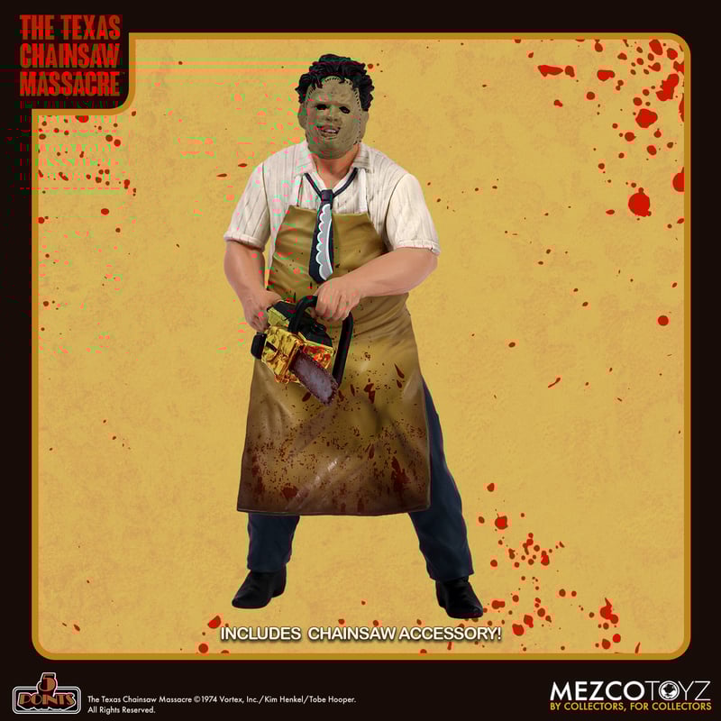 MEZCO 5 Points Texas Chainsaw Massacre (1974) - Leatherface Deluxe Action Figure