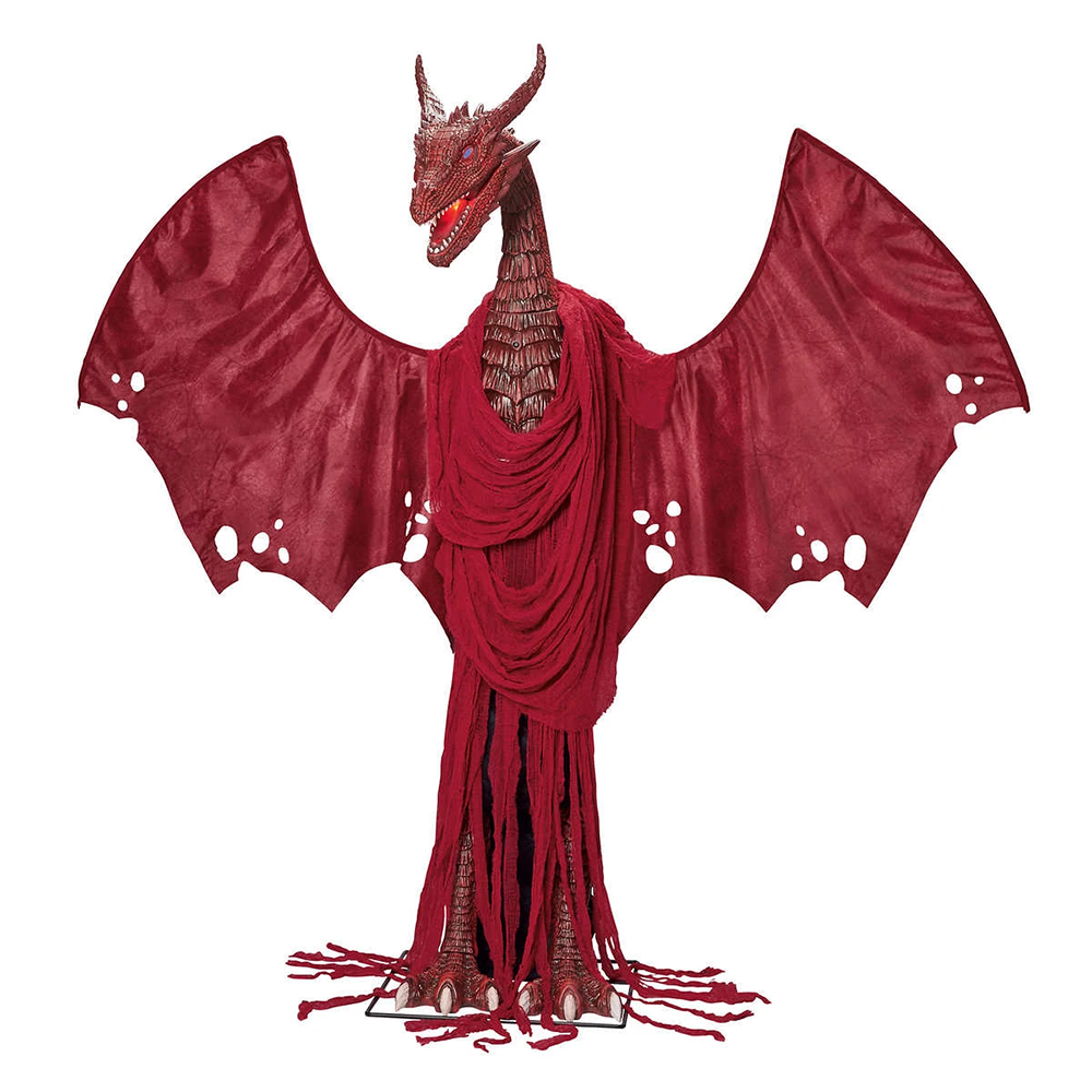 7ft Fire Dragon Halloween Animatronic