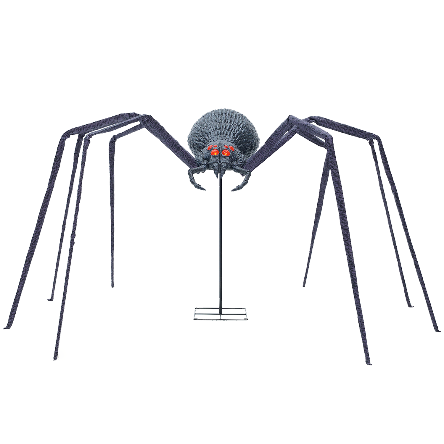 2.5 m GIANT Light Up Spider with Sound Halloween Prop