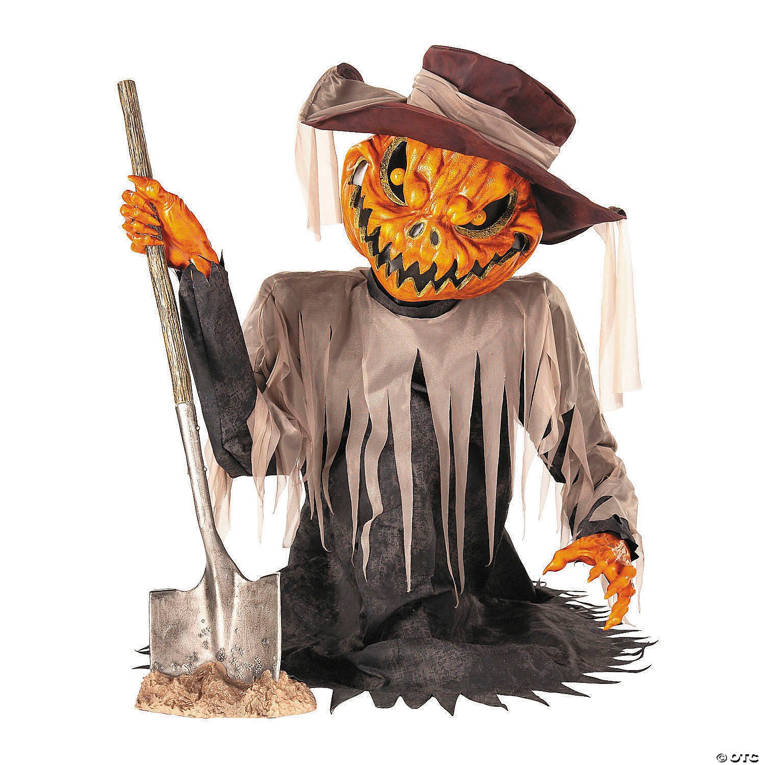 Pop up Pumpkin Scarecrow Animatronic