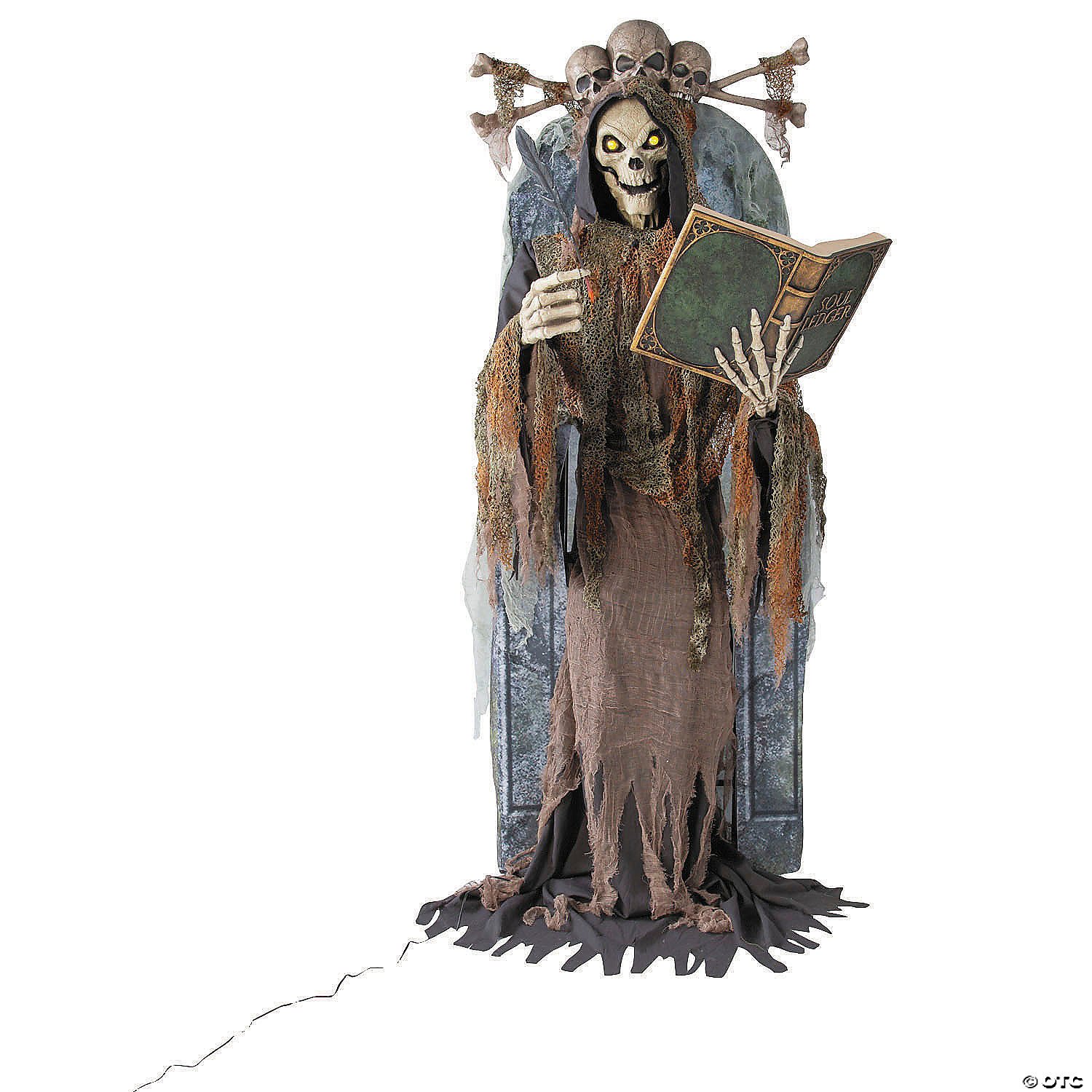 7ft Lunging Soul Collector on Throne Animated Prop