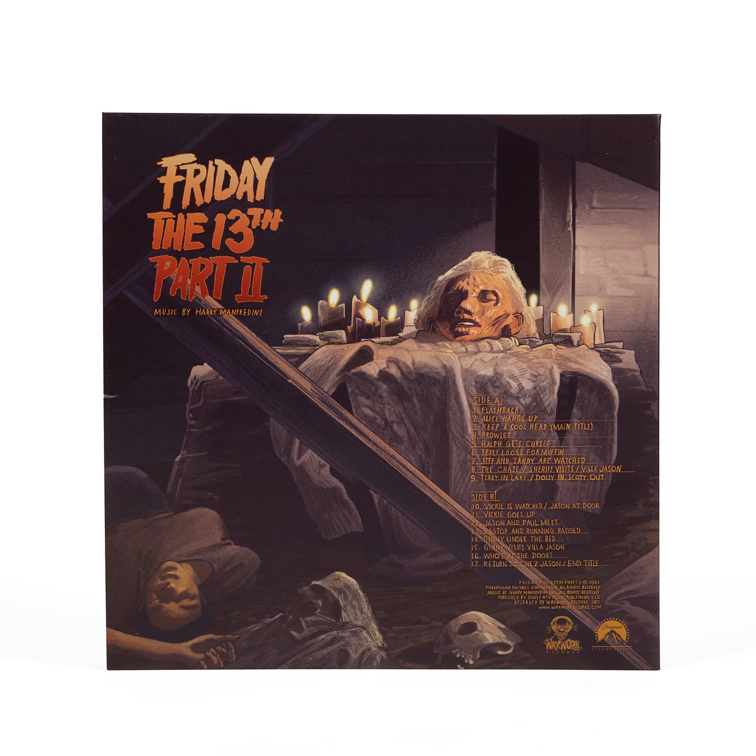 Waxwork Records - Friday the 13th part 2 Original Score Vinyl Soundtrack