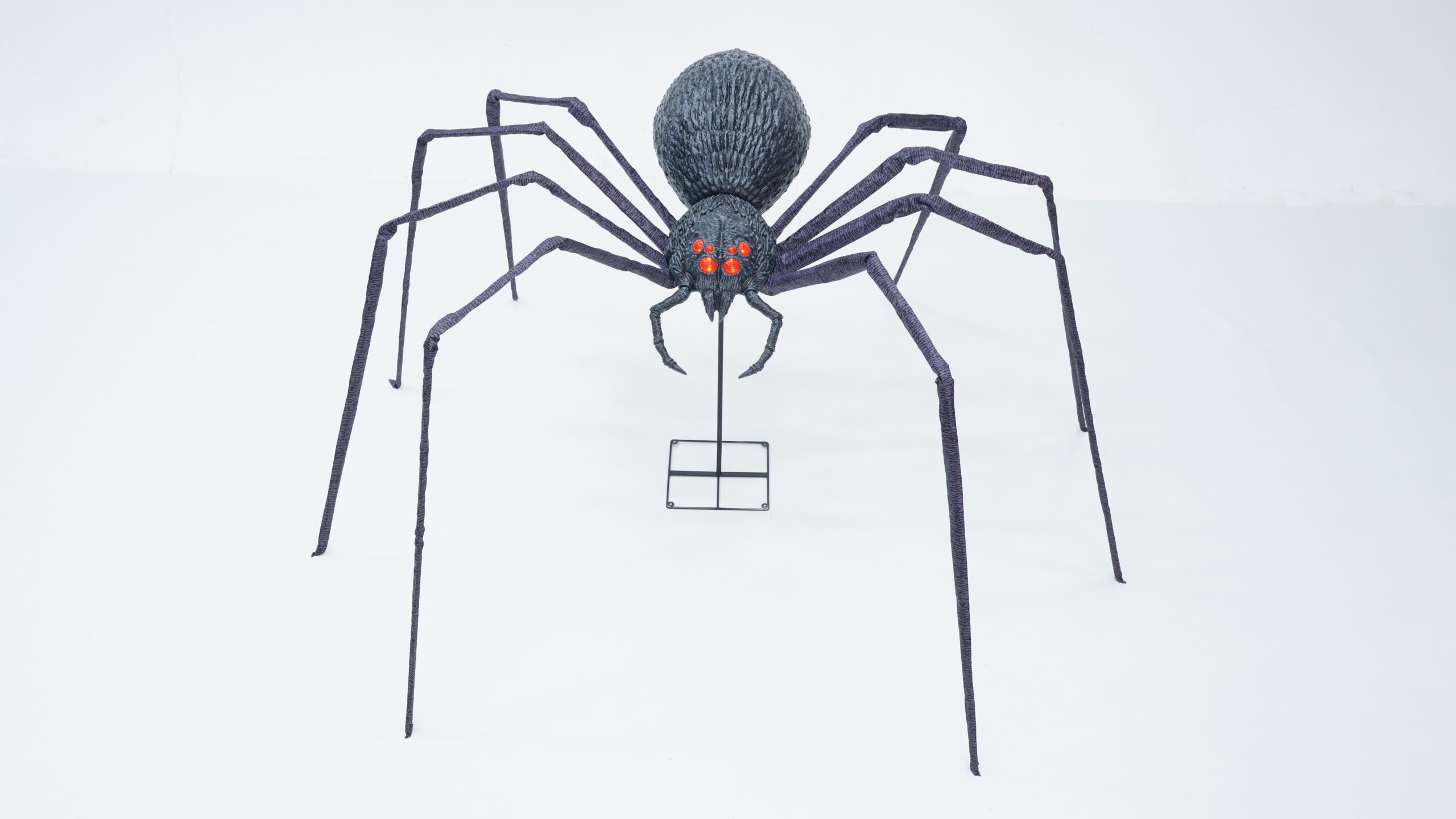 2.5 m GIANT Light Up Spider with Sound Halloween Prop