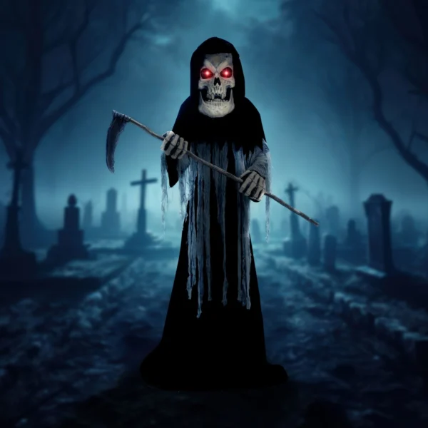 Riesiger Sensenmann Halloween Animatronic
