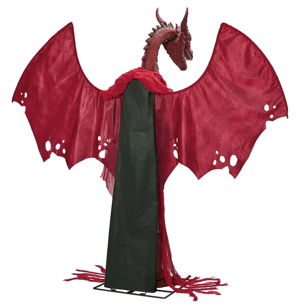 7ft Fire Dragon Halloween Animatronic