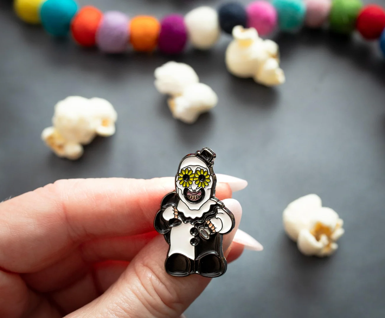 Terrifier 2 Art The Clown Enamel Pin