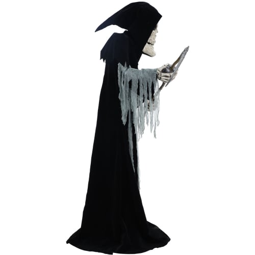 8.5ft Giant Reaper with Scythe Animated Halloween Prop