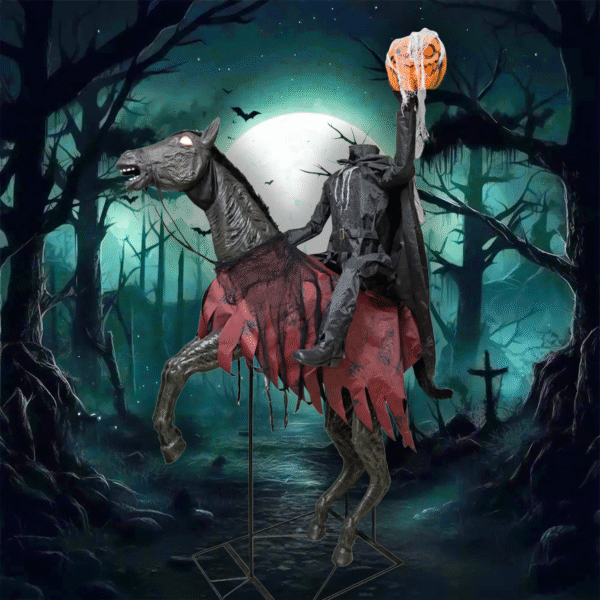 Headless Horseman Halloween Prop