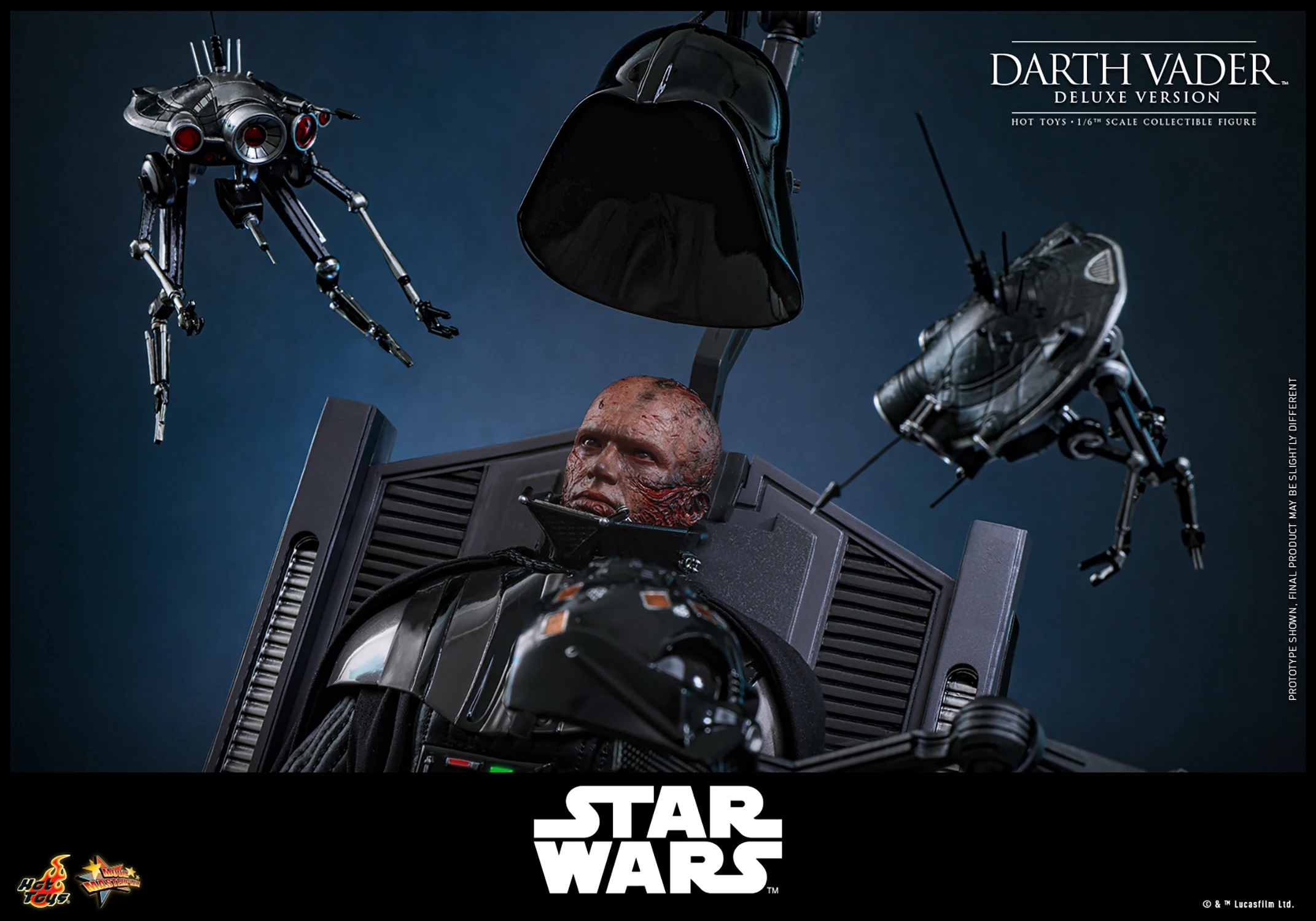 Hot Toys Star Wars Episode III Revenge of the Sith - Darth Vader Deluxe Edition 1/6 Scale Action Figure