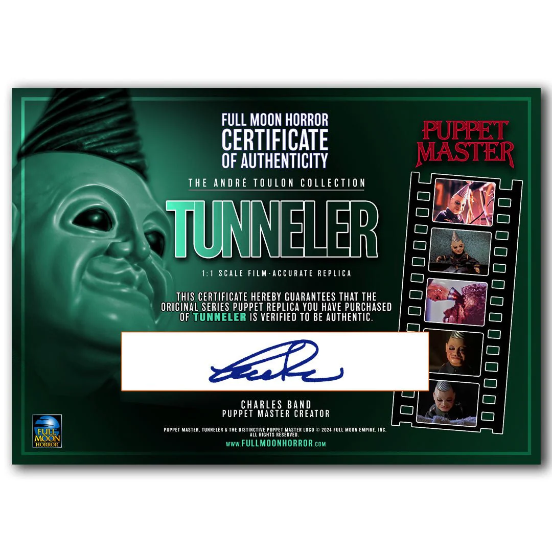 Andre Toulon Collection Puppet Master - Tunneler Replica Figure