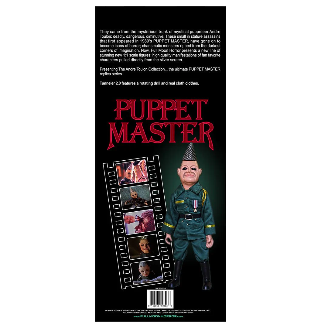 Andre Toulon Collection Puppet Master - Tunneler Replica Figure