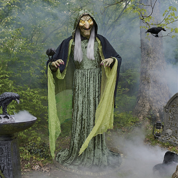 Witch Animated Halloween Prop