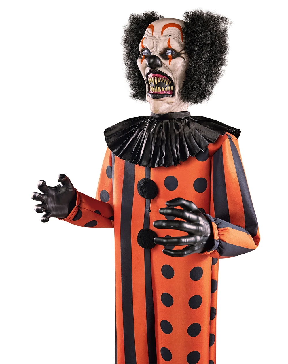 6ft Two Faced Teddy Clown Halloween Animatronic (Spirit Halloween)