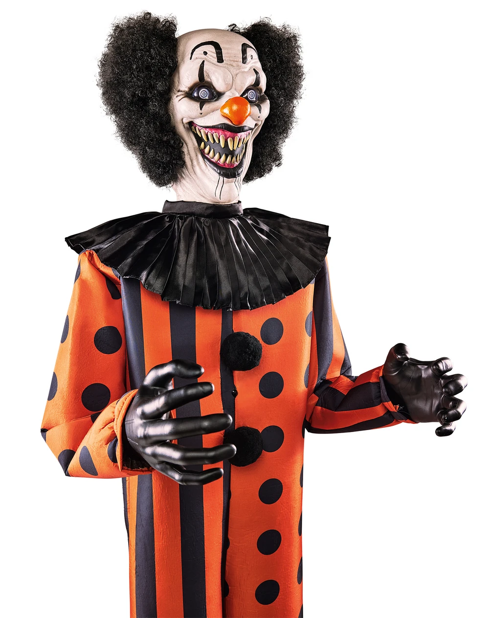 6ft Two Faced Teddy Clown Halloween Animatronic (Spirit Halloween)