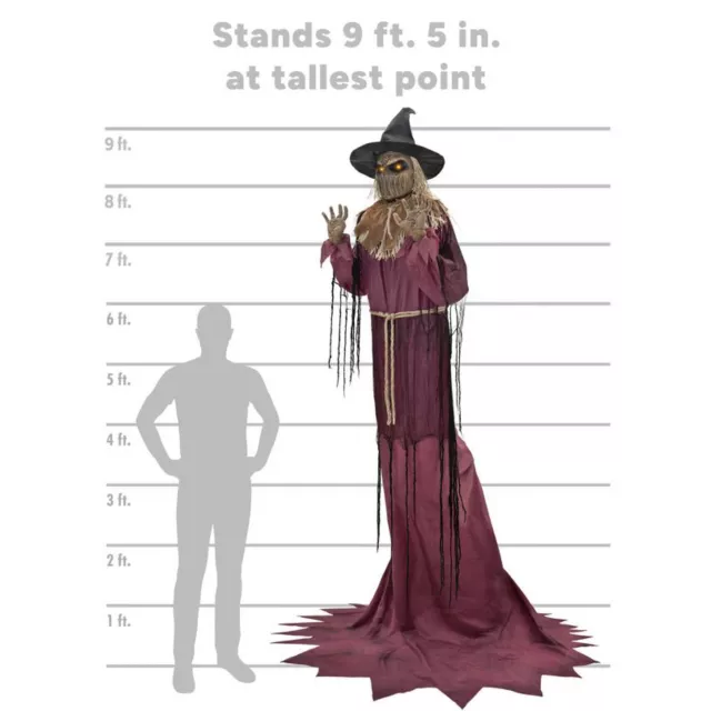 9ft Sinister Strawman Animated Prop (Spirit Halloween)