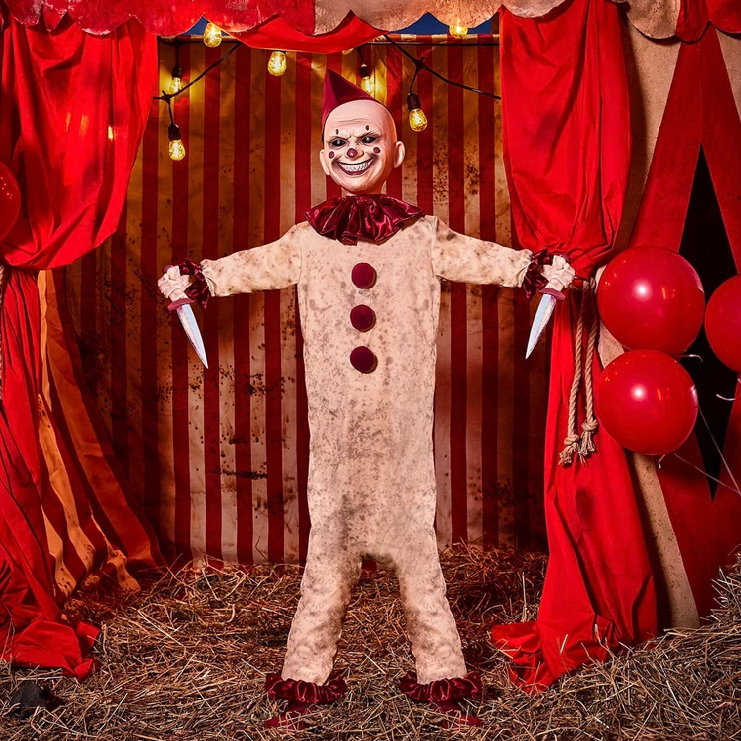 4.9ft Dagger Mike Clown Animatronic (Spirit Halloween)