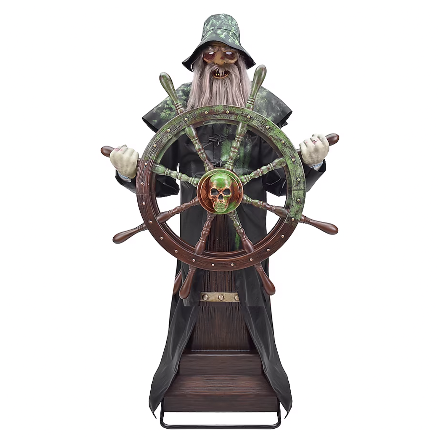 6ft Steering Captain Animated Halloween Prop