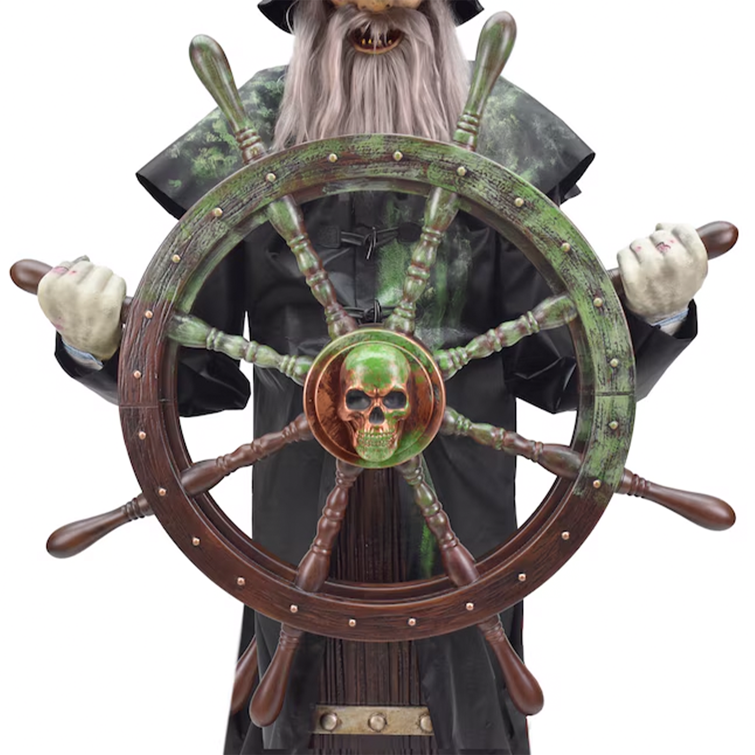 6ft Steering Captain Animated Halloween Prop