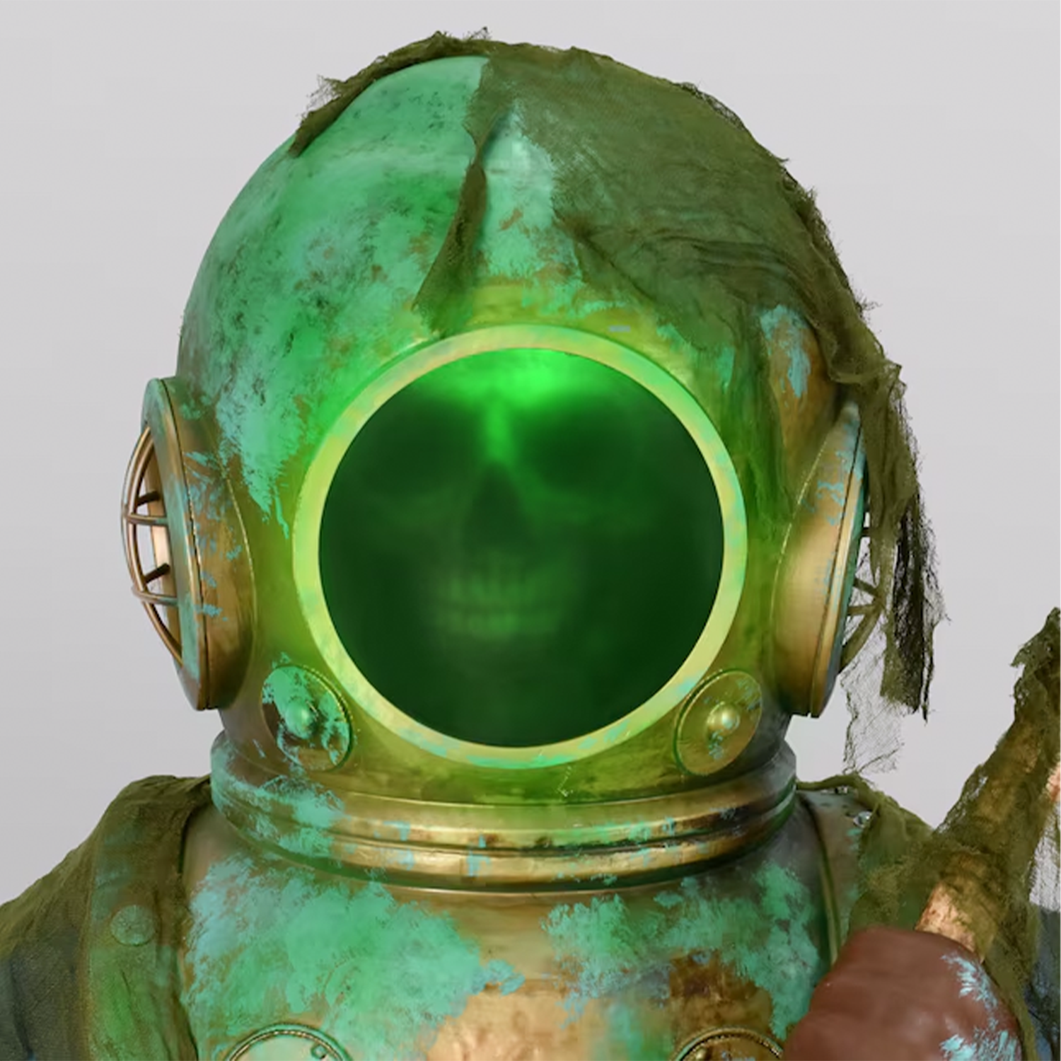 6ft Sea Diver Animated Halloween Prop