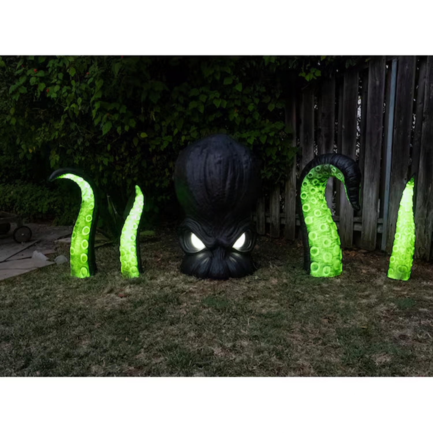 3.5ft Staked Lighted Kraken Monster Halloween Decoration